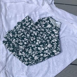 Lark & Ro green floral dress size Large